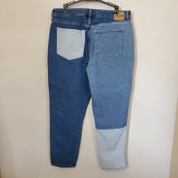 15R 32 Hollister Patchwork Jeans - Picture 5 of 10